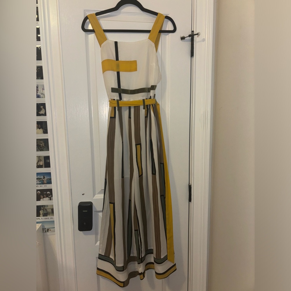 Yellow white green Jumpsuit